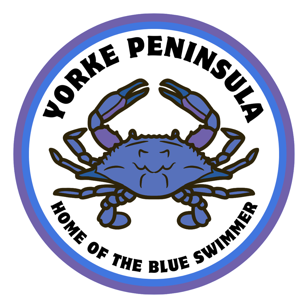Blue Swimmer Sticker – Salty Surf
